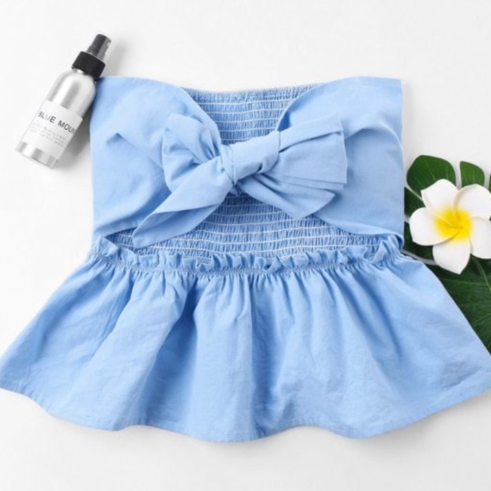 Light blue zaful top